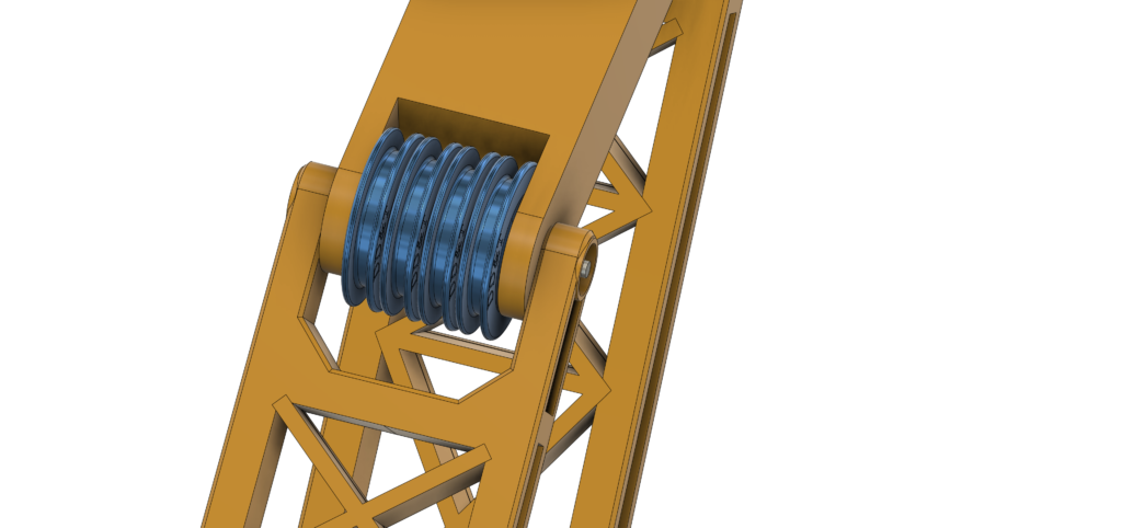 Drijvende havenkraan schaalmodel versie 9 in 3D