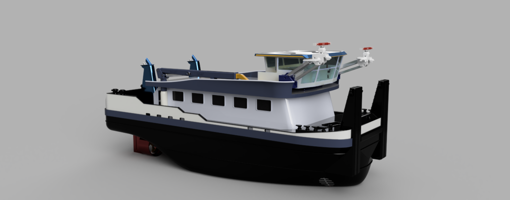 Duwboot 3D versie
