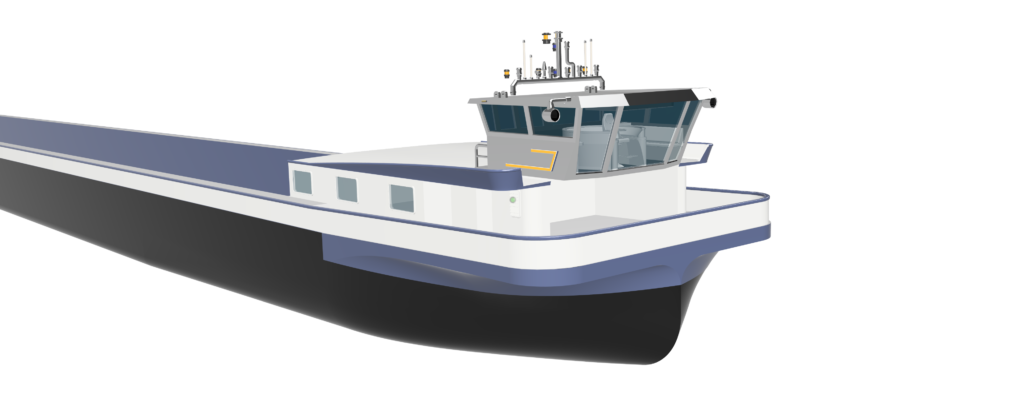 Max Rhone containerschip versie 7 in 3D