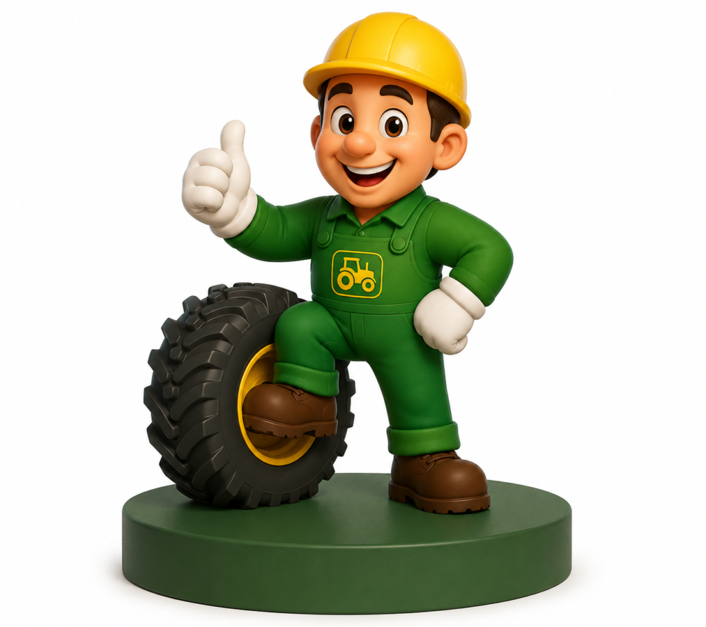 Mascotte voor Mulder Mechanisatie in 3D