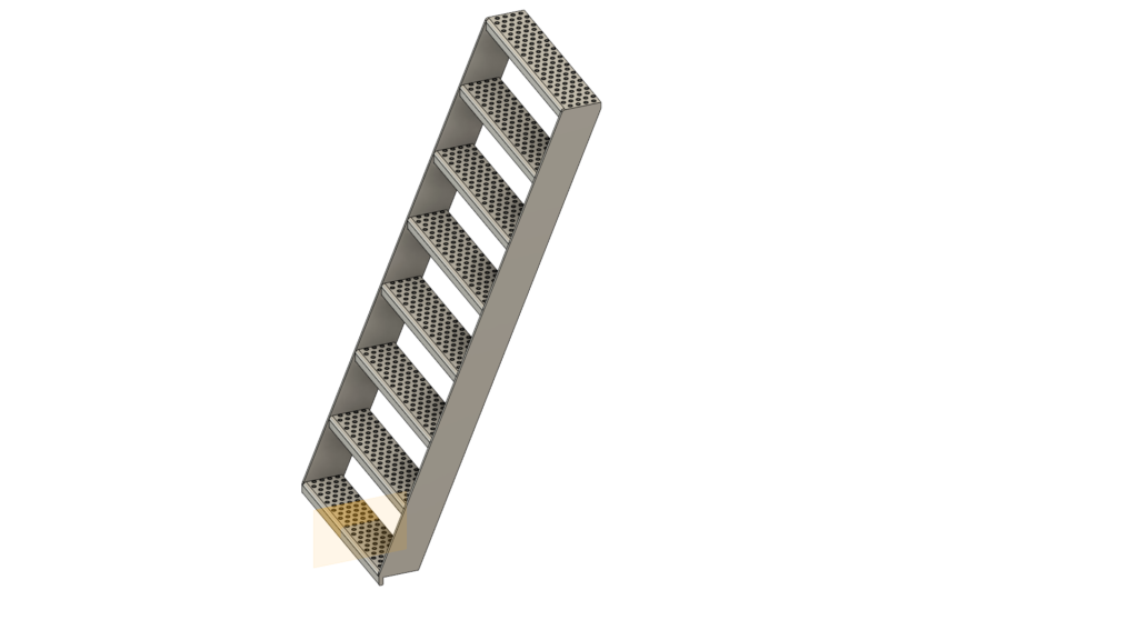 3D-geprinte trap naar scheepsaccommodatie