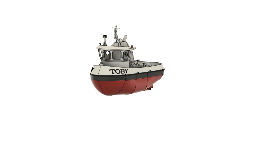 Sleepboot Toby the Tug nr. 001 in 3D
