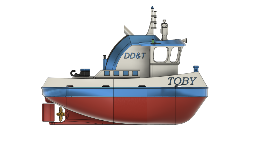 Sleepboot Toby the Tug nr. 005 in 3D