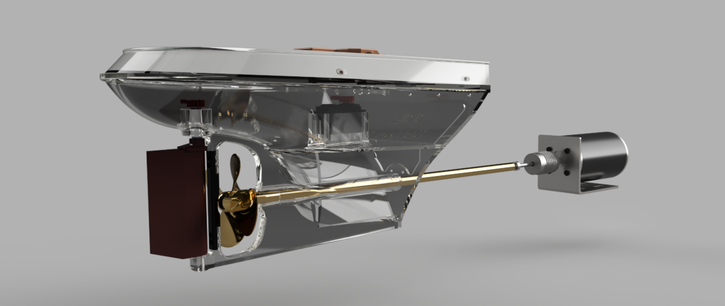Binnenkant motor Zwartezee afbouw Project door 3D Vormgeven