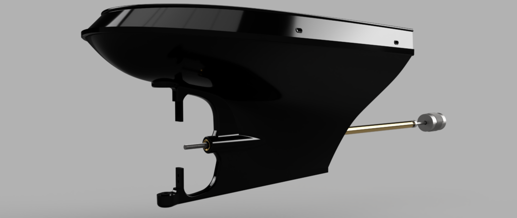 Achterkant motor Zwartezee afbouw Project door 3D Vormgeven