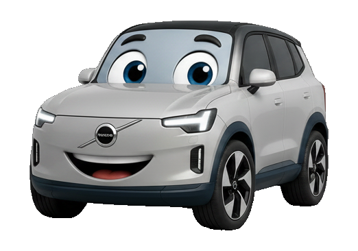 3D-ontwerp van een auto vanuit meerdere aanzichten