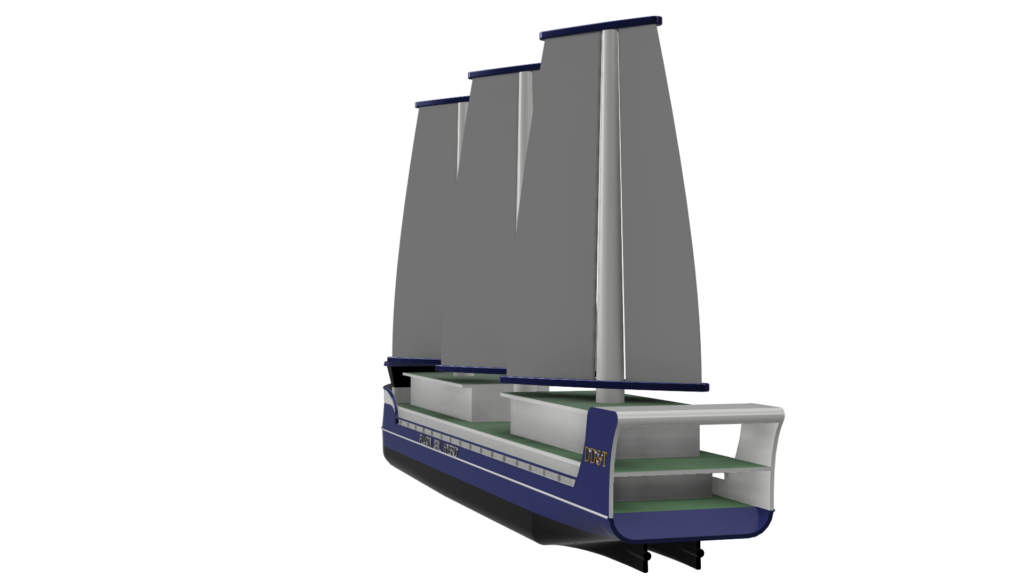 Scheepsmast versie 01 nr. 007 in 3D