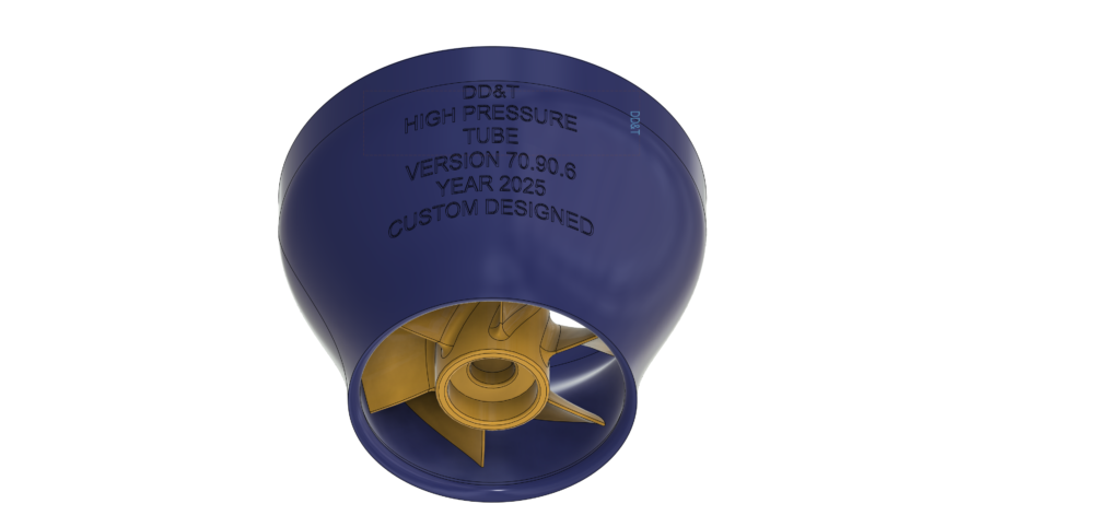 Voortstuwing versie 7 nr. 007 straalbuis in 3D
